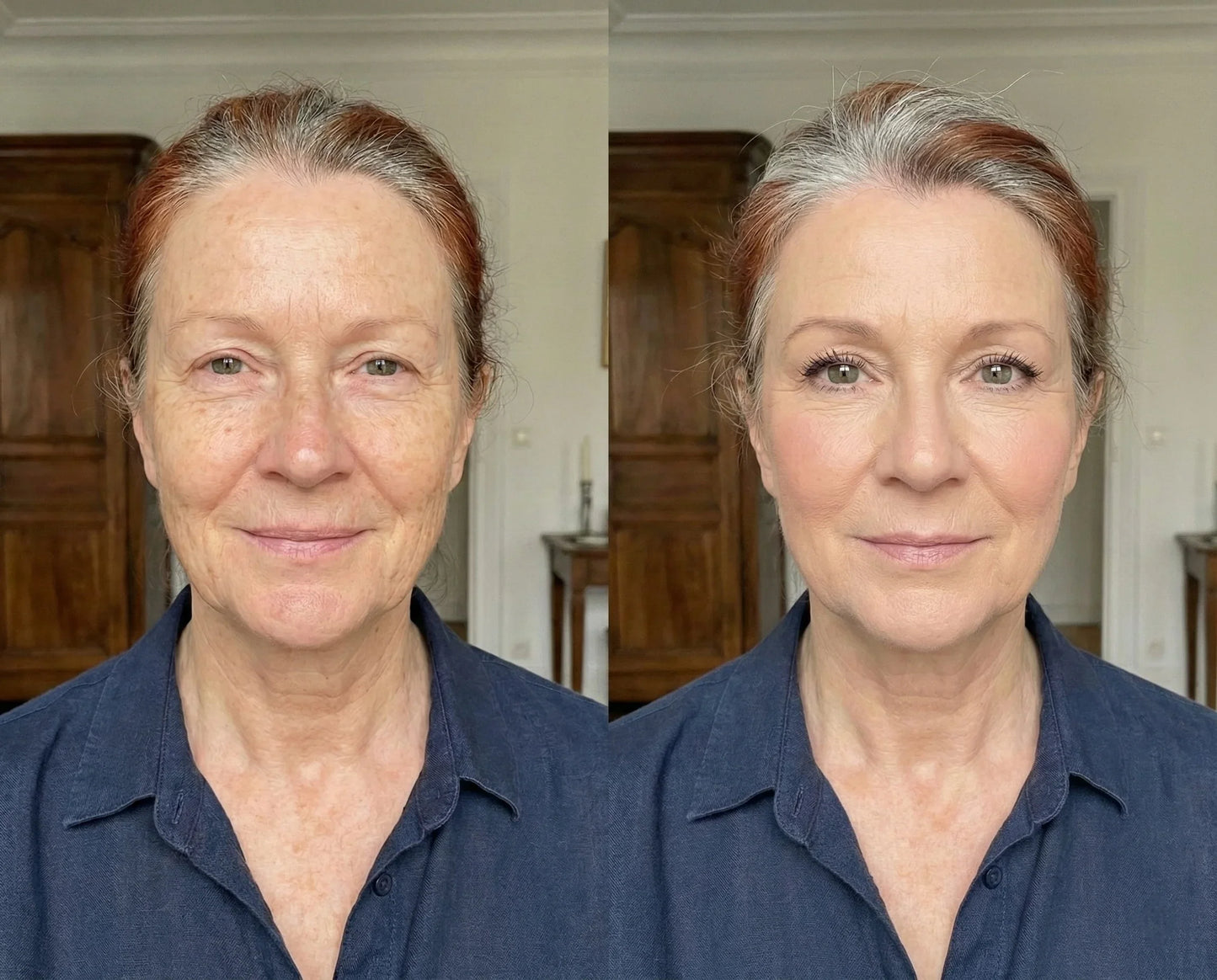 Koreański podkład o zmieniającym się odcieniu z SPF 30 dla dojrzałej skóry