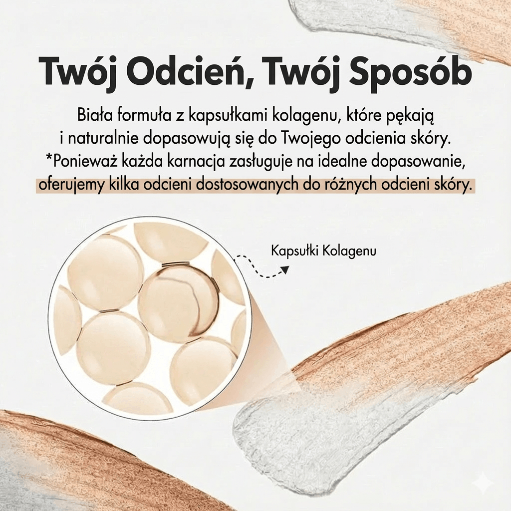 Koreański podkład o zmieniającym się odcieniu z SPF 30 dla dojrzałej skóry
